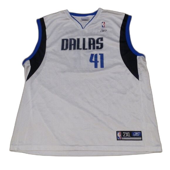 Reebok Other - Reebok Dallas Mavericks Dirk Nowitzki 41 Men's Basketball Jersey Size 2XL